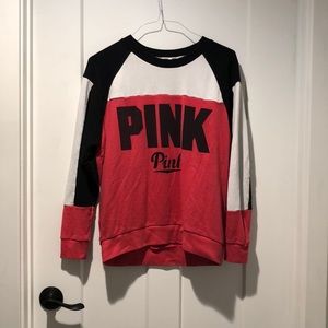 PINK crew neck sweater. Size medium